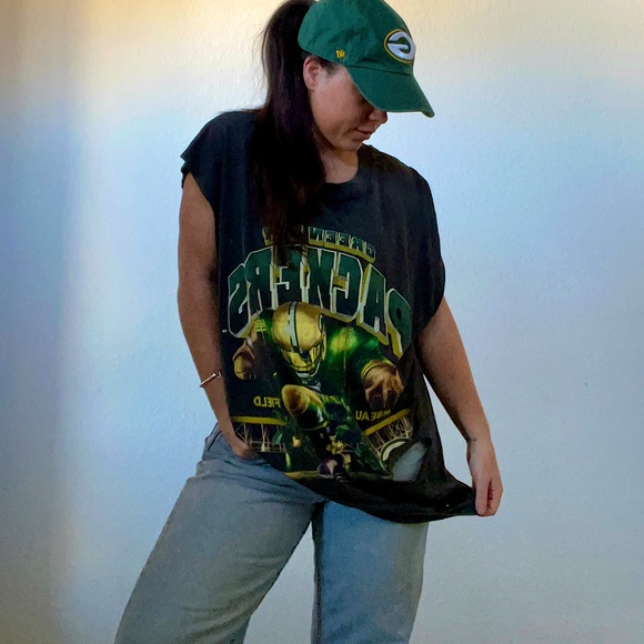 Thrashed Green Bay Packers 1994 Cutoff - Picture 1 of 6